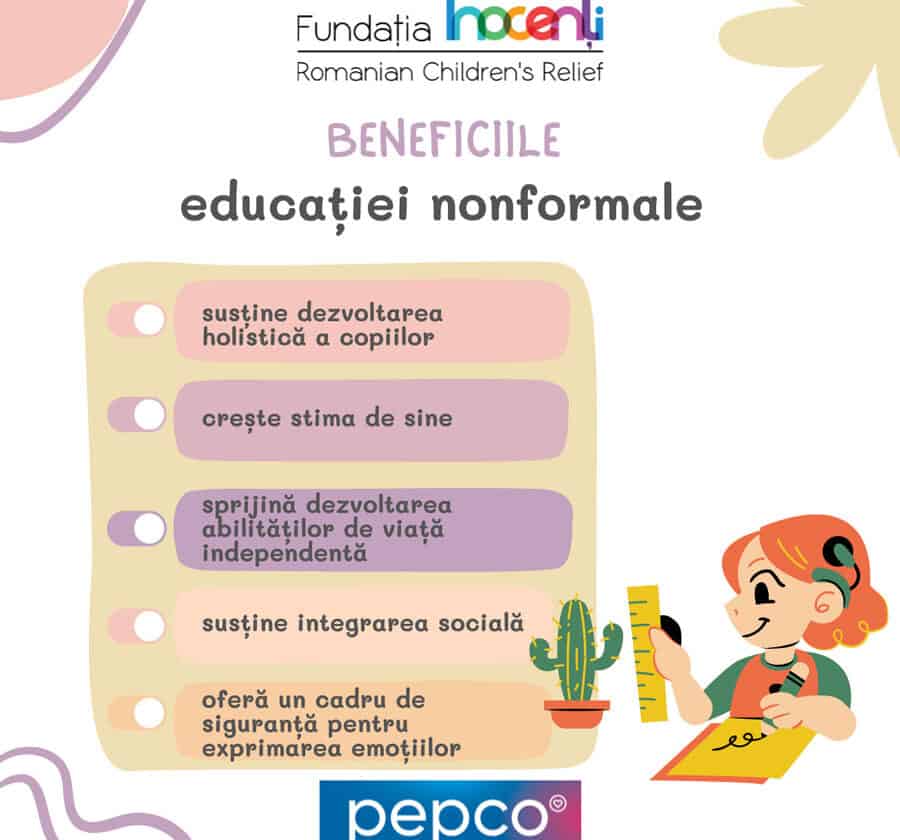 Beneficiile educației nonformale în dezvoltarea copiilor